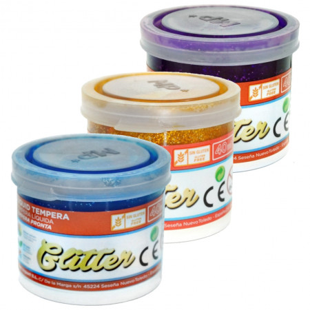 Tempera cu sclipici 40ml MP Colours PP614