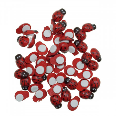 Buburuza lemn cu adeziv 1,3x0,9cm 50/set