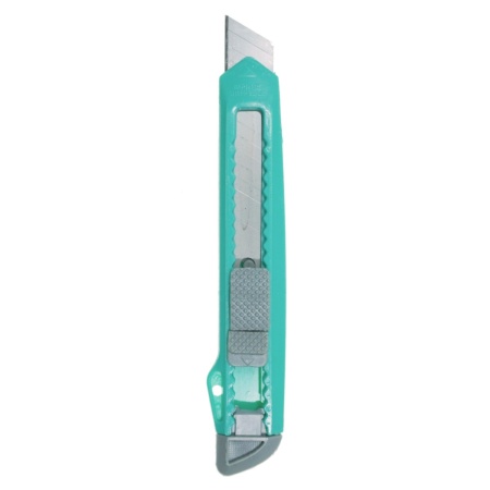 Cutter maner verde turcoaz deschis retractabil latime 1,2cm C384