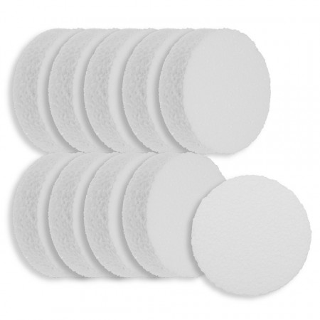 Disc polistiren dens 7,8x2cm 10/set