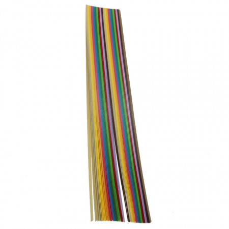 Fasii quilling multicolore 5x210mm 120g/mp 200buc