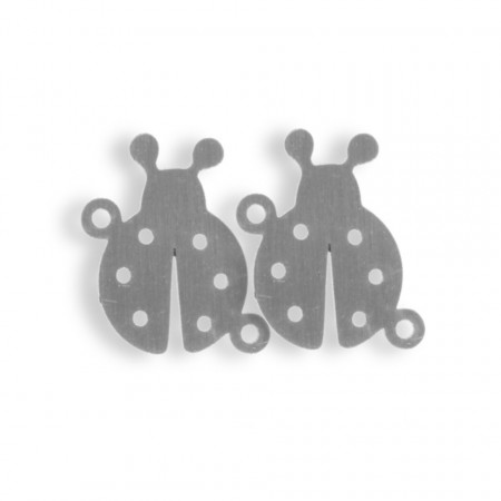 Link metalic inox buburuza 17x16mm 2/set