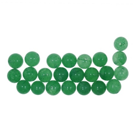 Margele tip semipretioase aventurin verde 8mm 16,5g