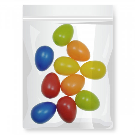 Ou plastic multicolor 4x2,9cm 10/set 804586