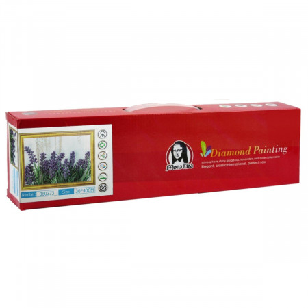 Panza cu diamante 30x40cm lavanda 360373