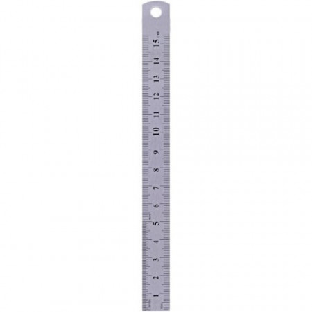 Rigla metal 15cm 150-9