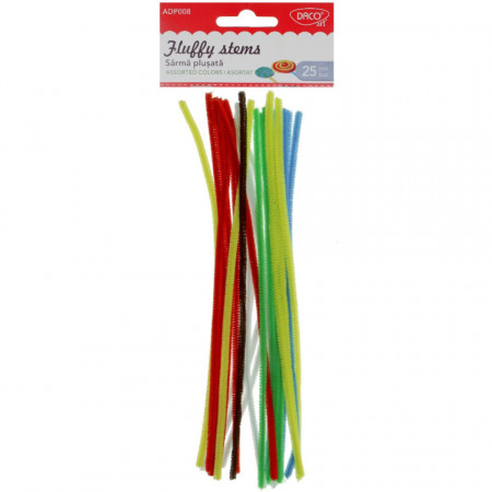 Sarma plusata 6mm x 30cm 25/set Daco multicolor AD008