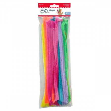 Sarma plusata 8mm x 30cm 40/set Daco multicolor neon AD374