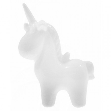 Unicorn ceramica alb 9cm Canea 128CAN81171-2