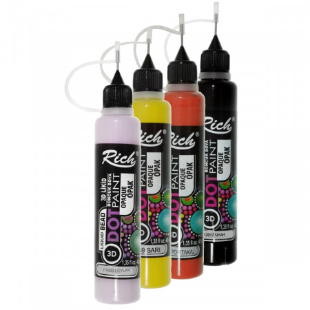 Vopsea efect 3D cu punctator 40ml Rich DTO-40-