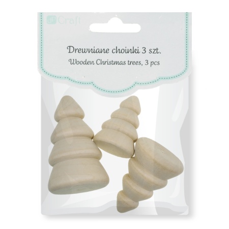 Brad lemn natur 2,3-4,5cm 3/set DP Craft DPDN-190
