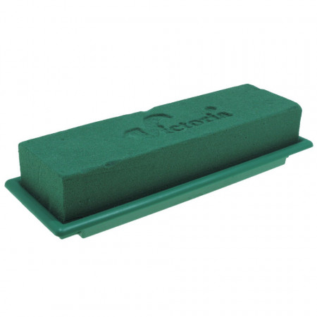 Burete flori umed cu suport plastic 25x9cm 2162