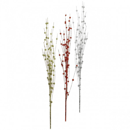Creanga bobite cu sclipici 75cm