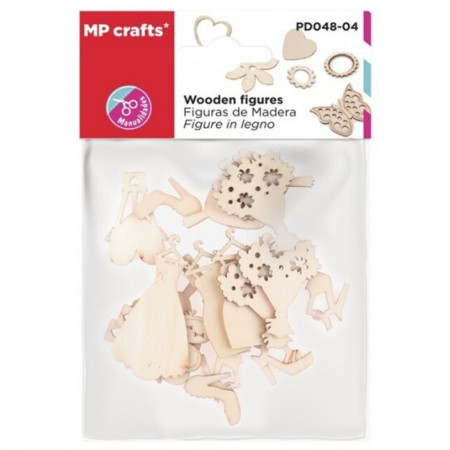Element fashion placaj decupat forme si marimi diverse 19/set MP PD048-04