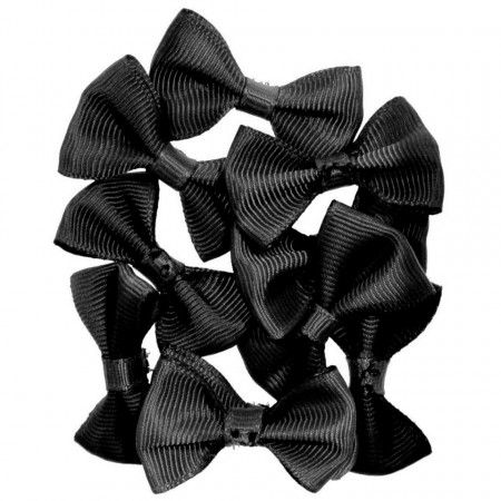 Fundita textil neagra 4cm 10/set