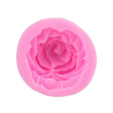 Matrita silicon rotunda trandafir 4x2,2cm 27540 roz