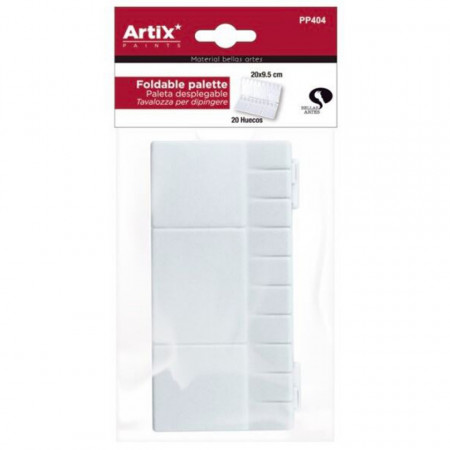 Paleta pictura plastic cu capac 20x10cm Artix PP404