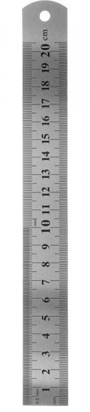 Rigla metal 20cm 150-10