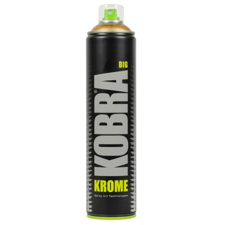 Vopsea acrilica spray 600ml Kobra crom auriu 10069