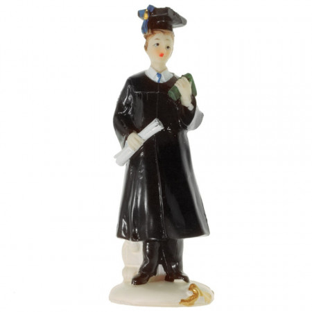 Absolvent plastic cu diploma si carte verde 12,8cm DD56350B