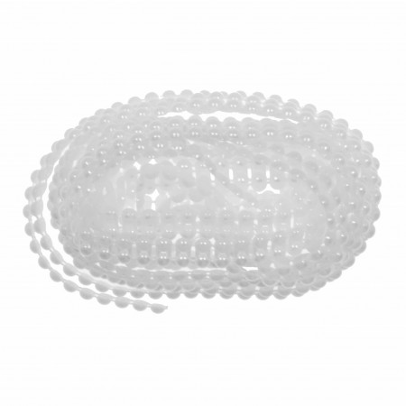 Banda decorativa cu perlute albe model 2 0,9cm x 3m