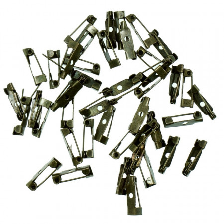 Baza brosa bronz 1 gaura 15mm 11,5g (40buc)
