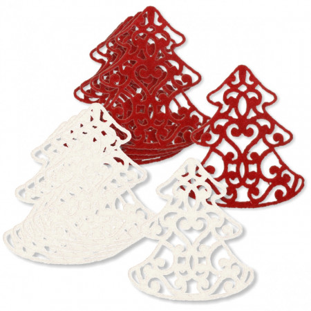 Brad pasla model filigranat 4,8x4,5cm 5/set