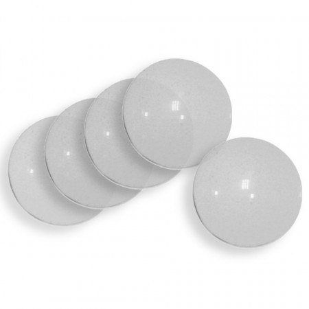 Cabochon sticla rotund transparent 25x6,8mm 5/set