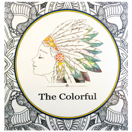 Carte de colorat pentru adulti 12 file, 24 pagini Culori MX-09 C2382