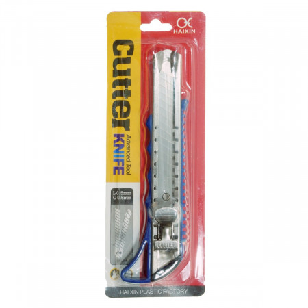 Cutter maner albastru retractabil latime 1,8cm OFFICE ART IEJD0001
