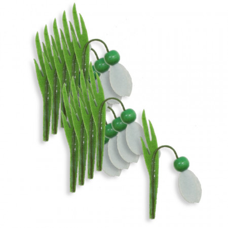 Ghiocel pasla cu adeziv 7cm 10/set
