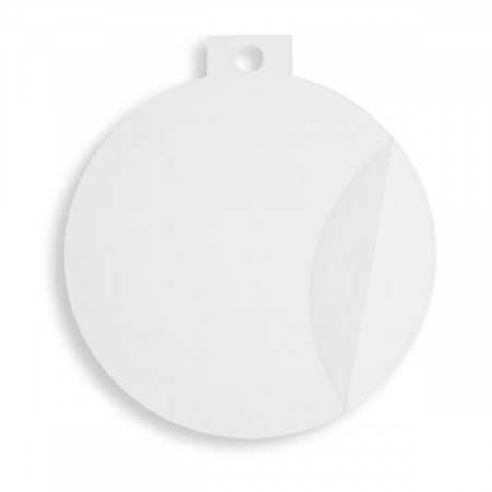 Glob plexiglas transparent cu agatatoare 7,4x8cm