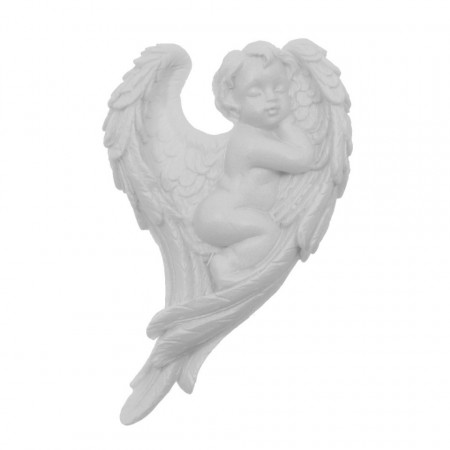 Inger rasina alb model-5 4,5x1,8x6,8cm DD56443
