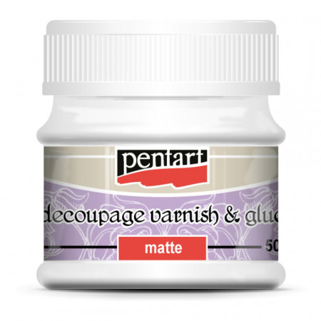 Lac adeziv decupaj mat 50ml Pentart 28164