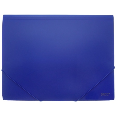 Mapa plastic albastra cu elastic A4 Daco MP250A