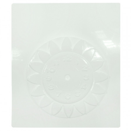 Matrita plastic ceas floare 16cm diametru 012