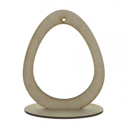 Ou mdf decupat 13,2x10,4cm cu suport oval 10,5x4,6cm