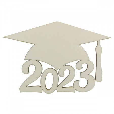 Palarie absolvent placaj promotia 2023 12x7,8cm