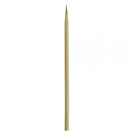 Pensula par zibelina varf ascutit cu maner bambus galben 19,5x4,5mm PB-98