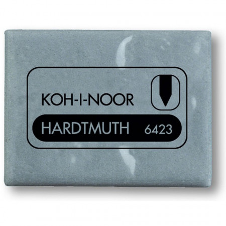 Radiera plastica extra soft gri in folie 4,7x3,6x1cm Koh-I-Noor K6423-18