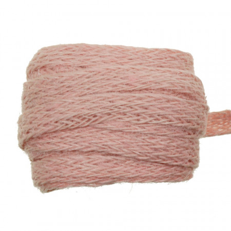 Banda sfoara iuta roz 1cm x 3m