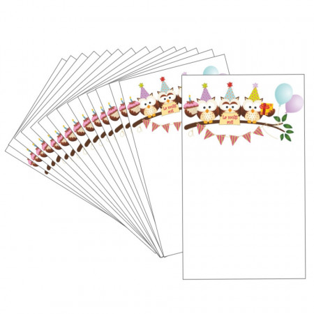 Cartonas model-56 bufnite 9x5,4cm 50/set