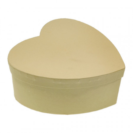 Cutie carton inima natur 18x17,5x9,5cm Creart FACX0115(PDO035)