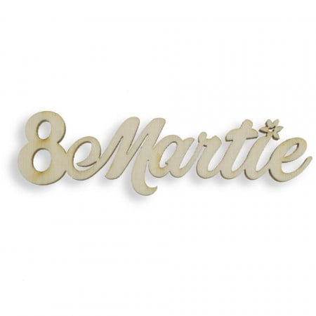 Expresie placaj -8 Martie- 1,6x7cm