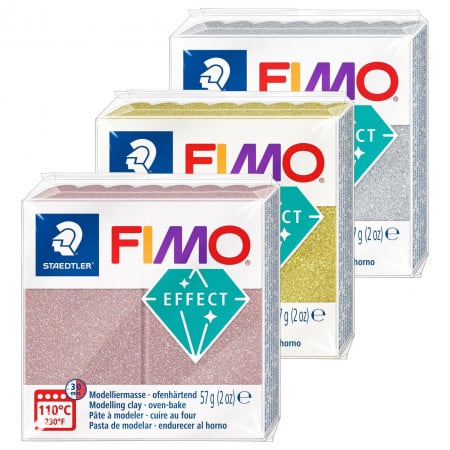 Fimo effect cu sclipici 57g Staedtler 8010-