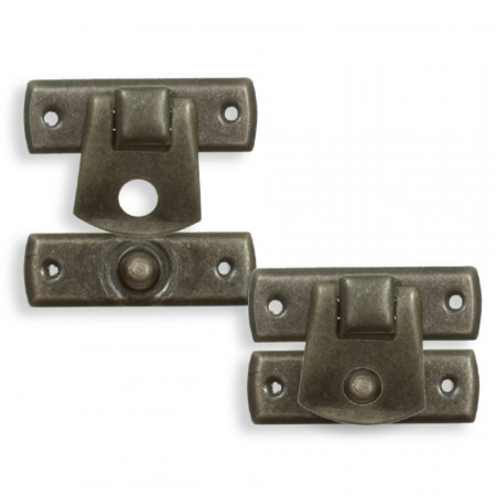 Inchizatoare bronz pentru cutie 3x2,2cm 2/set X22