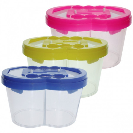 Pahar pictura 2 compartimente capac color Brons BR-256