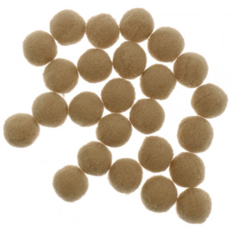 Pompon bej 1,8cm 25/set