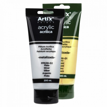 Acrilic metalic 200ml Artix PP636