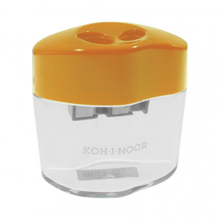Ascutitoare dubla cu container galbena Koh-I-Noor K9095-112